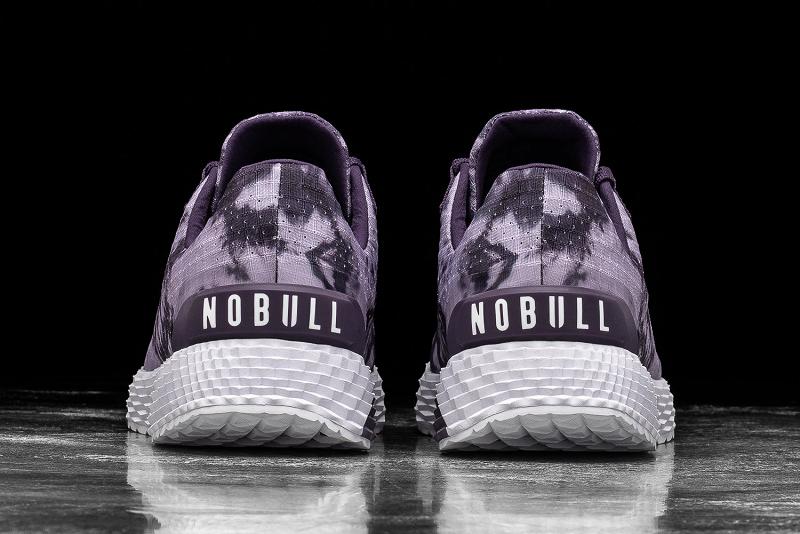 Purple Nobull Wisteria Tie-Dye Ripstop Runner Women's Running Shoes | CA A1703H